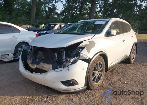 2017 Nissan Murano Sl из США, поврежденный, VIN 5N1AZ2MG2HN142423